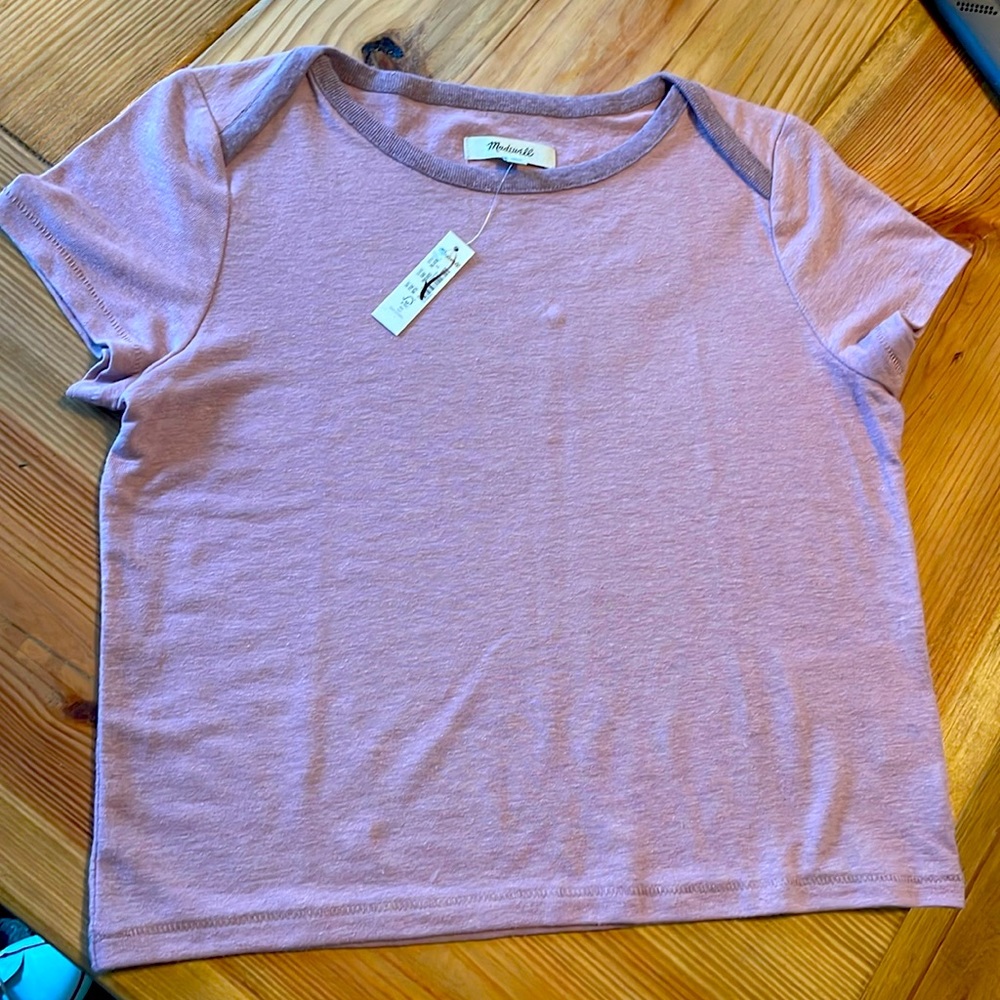 Madewell babydoll tee